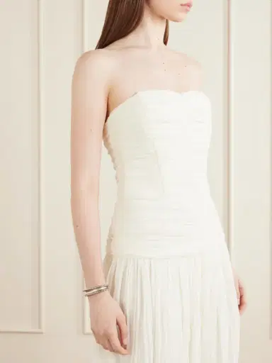 Simkhai Danielle Crinkled Bustier Gown | Thumbnail 4 Simkhai Danielle Crinkled Bustier Gown | Thumbnail 4