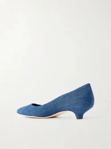 Jamie Haller The Kitty Denim Pumps | Thumbnail 3 Jamie Haller The Kitty Denim Pumps | Thumbnail 3