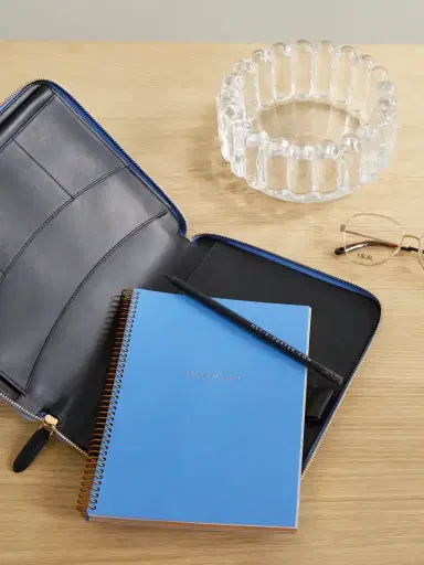 Smythson Panama A5 Textured-leather Folder | Thumbnail 2 Smythson Panama A5 Textured-leather Folder | Thumbnail 2