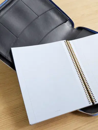 Smythson Panama A5 Textured-leather Folder | Thumbnail 3 Smythson Panama A5 Textured-leather Folder | Thumbnail 3