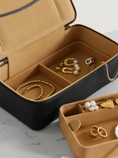 Smythson Panama Textured-leather Jewelry Case | Thumbnail 2 Smythson Panama Textured-leather Jewelry Case | Thumbnail 2