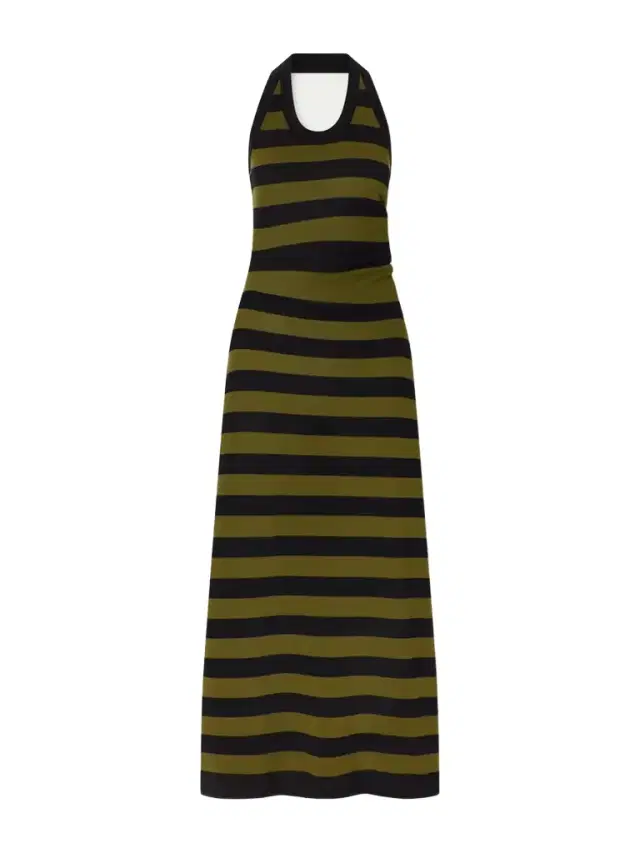 Fran Striped Cotton-knit Midi Dress Fran Striped Cotton-knit Midi Dress