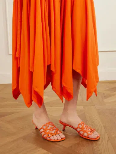 Loewe + Paula's Ibiza 45 Petal Anagram Leather Sandals | Thumbnail 2 Loewe + Paula's Ibiza 45 Petal Anagram Leather Sandals | Thumbnail 2