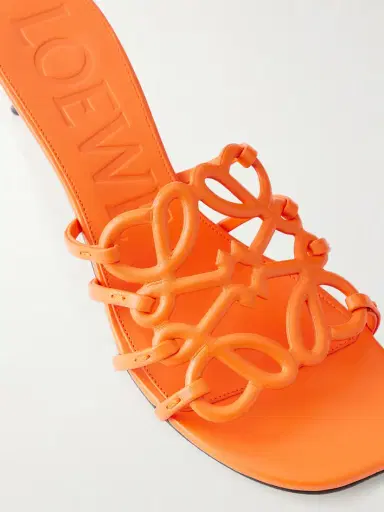 Loewe + Paula's Ibiza 45 Petal Anagram Leather Sandals | Thumbnail 5 Loewe + Paula's Ibiza 45 Petal Anagram Leather Sandals | Thumbnail 5