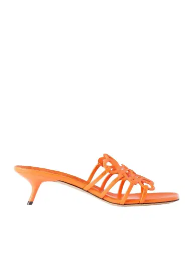 Loewe + Paula's Ibiza 45 Petal Anagram Leather Sandals | Thumbnail 1 Loewe + Paula's Ibiza 45 Petal Anagram Leather Sandals | Thumbnail 1