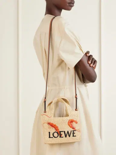 Loewe + Paula's Ibiza Embroidered Raffia Tote | Thumbnail 2 Loewe + Paula's Ibiza Embroidered Raffia Tote | Thumbnail 2