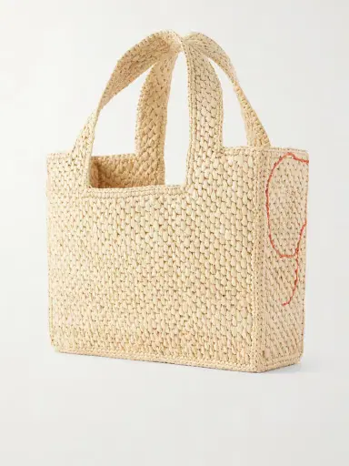 Loewe + Paula's Ibiza Embroidered Raffia Tote | Thumbnail 4 Loewe + Paula's Ibiza Embroidered Raffia Tote | Thumbnail 4