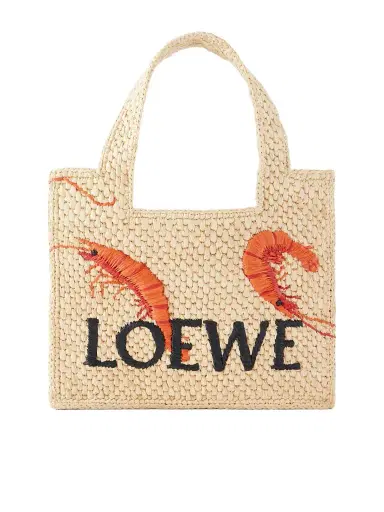 Loewe + Paula's Ibiza Embroidered Raffia Tote | Thumbnail 1 Loewe + Paula's Ibiza Embroidered Raffia Tote | Thumbnail 1