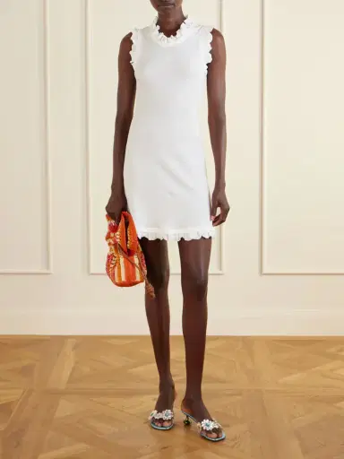 Loewe + Paula's Ibiza Flamenco Mini Leather-trimmed Crocheted Raffia Clutch | Thumbnail 3 Loewe + Paula's Ibiza Flamenco Mini Leather-trimmed Crocheted Raffia Clutch | Thumbnail 3