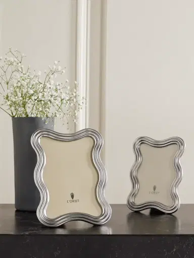 L'Objet Ripple Platinum-plated 4x6 Picture Frame | Thumbnail 2 L'Objet Ripple Platinum-plated 4x6 Picture Frame | Thumbnail 2