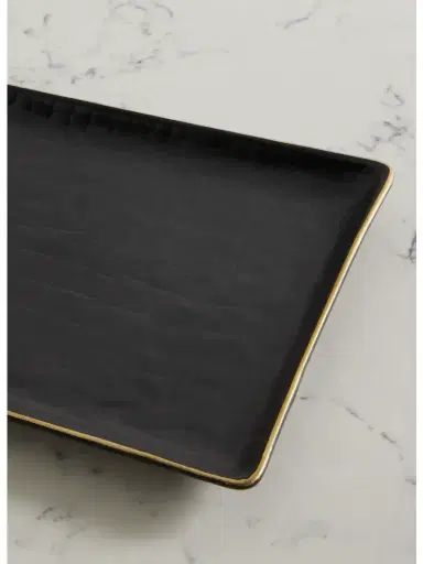 L'Objet Gold-plated Croc-effect Porcelain Tray | Thumbnail 3 L'Objet Gold-plated Croc-effect Porcelain Tray | Thumbnail 3