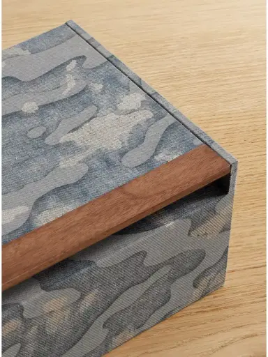 L'Objet Fortuny Isole Camouflage-print Twill And Wood Box | Thumbnail 3 L'Objet Fortuny Isole Camouflage-print Twill And Wood Box | Thumbnail 3