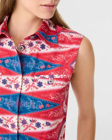 Emporio Sirenuse Caterina Top in Kites Print | Thumbnail 3 Emporio Sirenuse Caterina Top in Kites Print | Thumbnail 3
