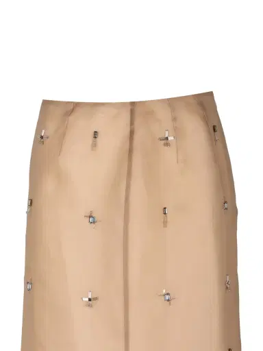 LAFAYETTE 148 Embellished Organza Silk Pencil Skirt | Thumbnail 3 LAFAYETTE 148 Embellished Organza Silk Pencil Skirt | Thumbnail 3
