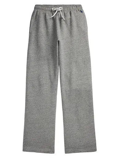 Polo Ralph Lauren Women's Drawstring Fleece Wide-Leg Sweatpants - Dark Vintage Heather - Size XL | Thumbnail 1 Polo Ralph Lauren Women's Drawstring Fleece Wide-Leg Sweatpants - Dark Vintage Heather - Size XL | Thumbnail 1