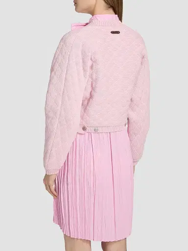 MOSCHINO Women's Quilted Cotton-Blend Jacket | Thumbnail 5 MOSCHINO Women's Quilted Cotton-Blend Jacket | Thumbnail 5
