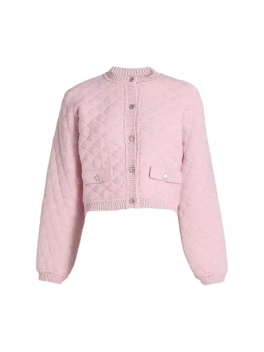 MOSCHINO Women's Quilted Cotton-Blend Jacket | Thumbnail 1 MOSCHINO Women's Quilted Cotton-Blend Jacket | Thumbnail 1