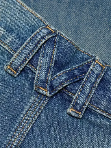 Moschino Women's Relaxed Mid-Rise Jeans - Blue | Thumbnail 7 Moschino Women's Relaxed Mid-Rise Jeans - Blue | Thumbnail 7