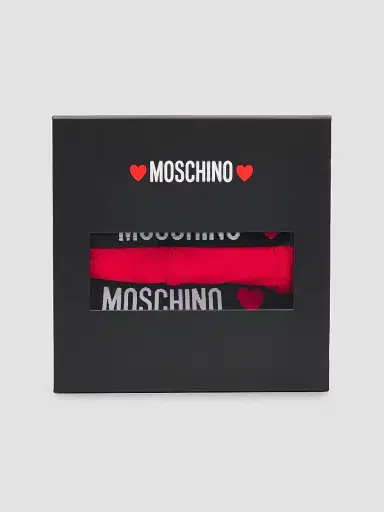 MOSCHINO Men's My Valentine Stretch-Jersey Variety Boxer Briefs 3-Pack | Thumbnail 3 MOSCHINO Men's My Valentine Stretch-Jersey Variety Boxer Briefs 3-Pack | Thumbnail 3