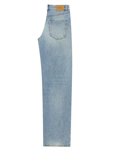 Saint Laurent Women's Neo 90's High-Rise Baggy Jeans - Dark Summer Blue | Thumbnail 2 Saint Laurent Women's Neo 90's High-Rise Baggy Jeans - Dark Summer Blue | Thumbnail 2