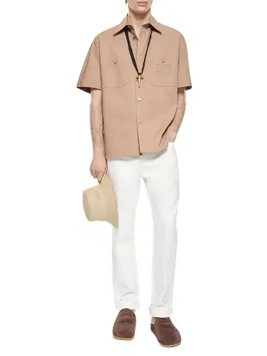 Givenchy Men's Straight Fit Jeans - White | Thumbnail 2 Givenchy Men's Straight Fit Jeans - White | Thumbnail 2