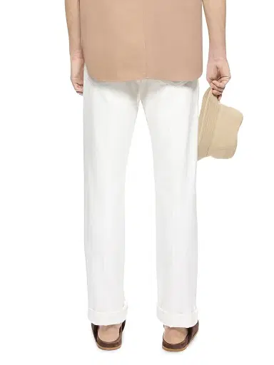Givenchy Men's Straight Fit Jeans - White | Thumbnail 4 Givenchy Men's Straight Fit Jeans - White | Thumbnail 4