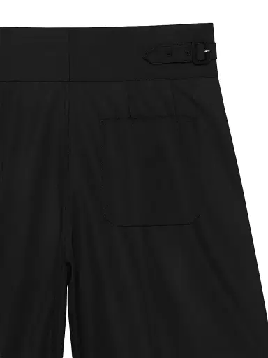 Givenchy Men's Bermuda Shorts in Poplin - Black | Thumbnail 6 Givenchy Men's Bermuda Shorts in Poplin - Black | Thumbnail 6