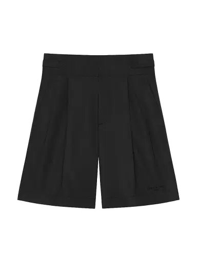 Givenchy Men's Bermuda Shorts in Poplin - Black | Thumbnail 1 Givenchy Men's Bermuda Shorts in Poplin - Black | Thumbnail 1