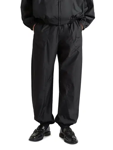 Givenchy Men's Couture Seam Joggers with Mix Material Cut-Outs - Black | Thumbnail 3 Givenchy Men's Couture Seam Joggers with Mix Material Cut-Outs - Black | Thumbnail 3