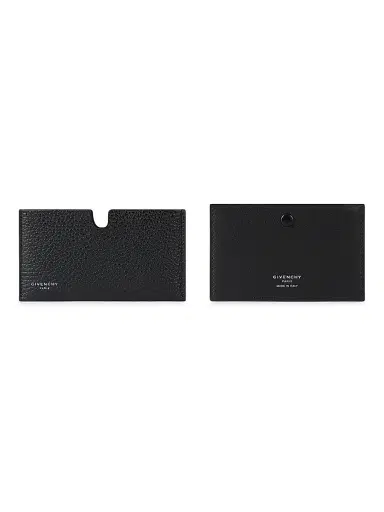 Givenchy Men's Fold Card Holder with Case in Grained Leather - Black | Thumbnail 3 Givenchy Men's Fold Card Holder with Case in Grained Leather - Black | Thumbnail 3