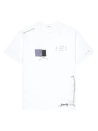 Givenchy Men's T-Shirt in Cotton with Trompe Atelier Print - White | Thumbnail 1 Givenchy Men's T-Shirt in Cotton with Trompe Atelier Print - White | Thumbnail 1