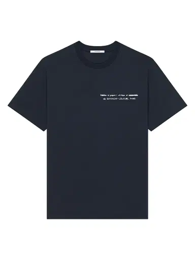 Givenchy Men's T-Shirt in Cotton with Archives Print - Night Blue - Size XXL | Thumbnail 1 Givenchy Men's T-Shirt in Cotton with Archives Print - Night Blue - Size XXL | Thumbnail 1