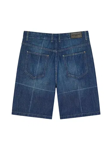 Givenchy Men's Couture Seam Bermuda Shorts in Denim with Folded Effect - Indigo Blue | Thumbnail 3 Givenchy Men's Couture Seam Bermuda Shorts in Denim with Folded Effect - Indigo Blue | Thumbnail 3