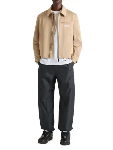 Givenchy Men's Harrington Jacket in Cotton - Beige | Thumbnail 2 Givenchy Men's Harrington Jacket in Cotton - Beige | Thumbnail 2