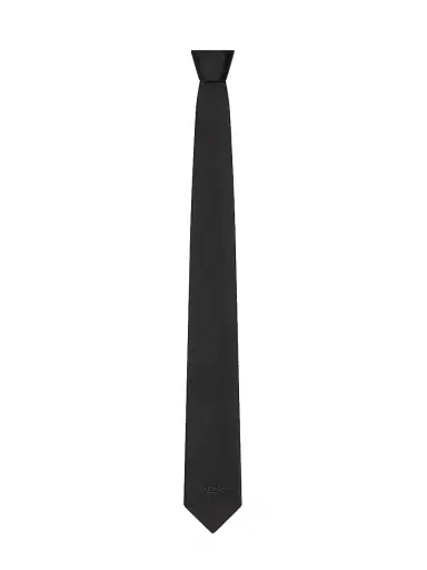Givenchy Men's Paris Tie in Silk Jacquard - Black | Thumbnail 1 Givenchy Men's Paris Tie in Silk Jacquard - Black | Thumbnail 1