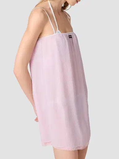 Miu Miu Women's Chiffon Dress - Mauve | Thumbnail 3 Miu Miu Women's Chiffon Dress - Mauve | Thumbnail 3