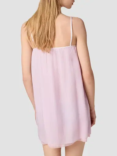 Miu Miu Women's Chiffon Dress - Mauve | Thumbnail 4 Miu Miu Women's Chiffon Dress - Mauve | Thumbnail 4