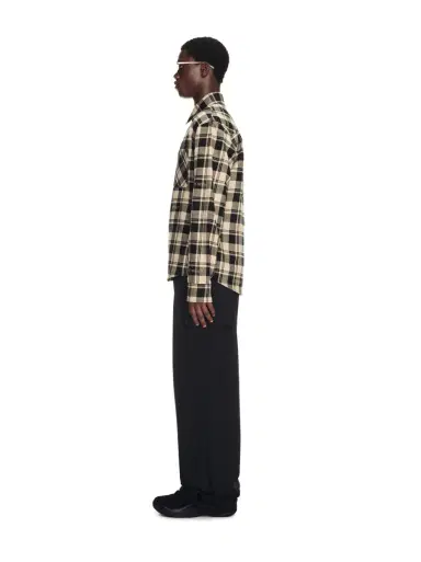 Off-White Check Flann Shirt | Thumbnail 4 Off-White Check Flann Shirt | Thumbnail 4
