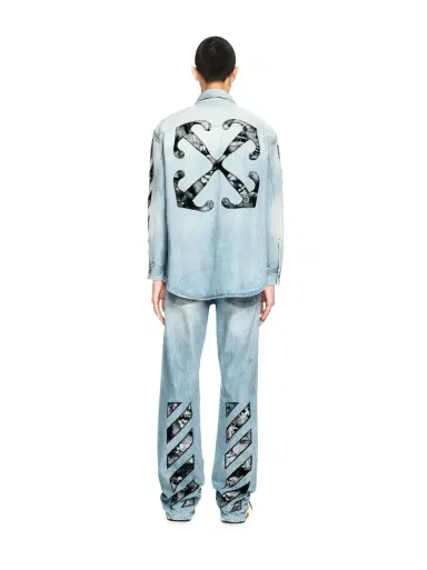 Off-White FRESCO DIAG ARR DEN MILIT SHI | Thumbnail 4 Off-White FRESCO DIAG ARR DEN MILIT SHI | Thumbnail 4