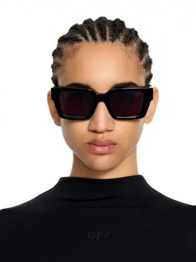 Off-White Black/Dark Gray Virgil Sunglasses | Thumbnail 1 Off-White Black/Dark Gray Virgil Sunglasses | Thumbnail 1