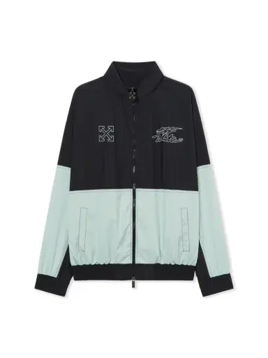 Off-White Marker Nylon Relaxed Tracktop | Thumbnail 1 Off-White Marker Nylon Relaxed Tracktop | Thumbnail 1