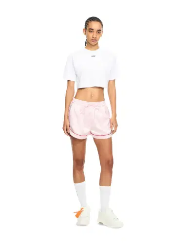 Off-White Off Stamp Rib Cropped Tee | Thumbnail 2 Off-White Off Stamp Rib Cropped Tee | Thumbnail 2