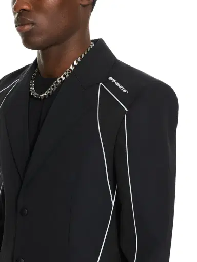 Off-White Cordura Sporty Slim Jacket | Thumbnail 5 Off-White Cordura Sporty Slim Jacket | Thumbnail 5