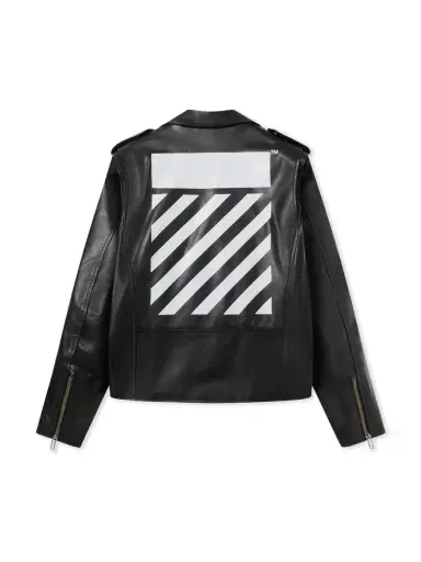 Off-White Diag Tab Biker | Thumbnail 1 Off-White Diag Tab Biker | Thumbnail 1