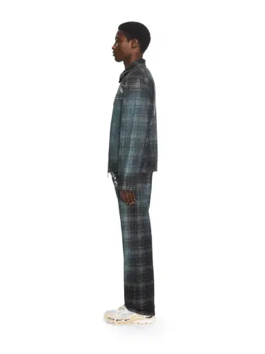 Off-White Check Jacquard Skate Coach Denim Jacket | Thumbnail 3 Off-White Check Jacquard Skate Coach Denim Jacket | Thumbnail 3
