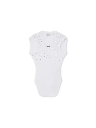 Off-White OW X Swarovski Ribbed Kat Top | Thumbnail 1 Off-White OW X Swarovski Ribbed Kat Top | Thumbnail 1