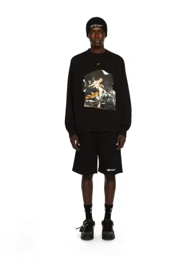 Off-White Cupid Paper Skate Crewneck Sweatshirt | Thumbnail 3 Off-White Cupid Paper Skate Crewneck Sweatshirt | Thumbnail 3