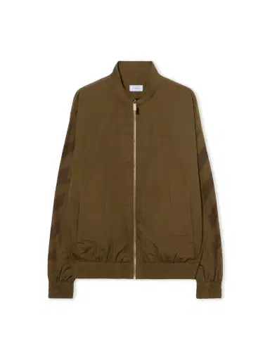 Off-White Diagonal Cotton Tracktop | Thumbnail 1 Off-White Diagonal Cotton Tracktop | Thumbnail 1