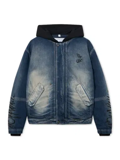 Off-White Cherry Jers Hoodie Den Jkt | Thumbnail 1 Off-White Cherry Jers Hoodie Den Jkt | Thumbnail 1