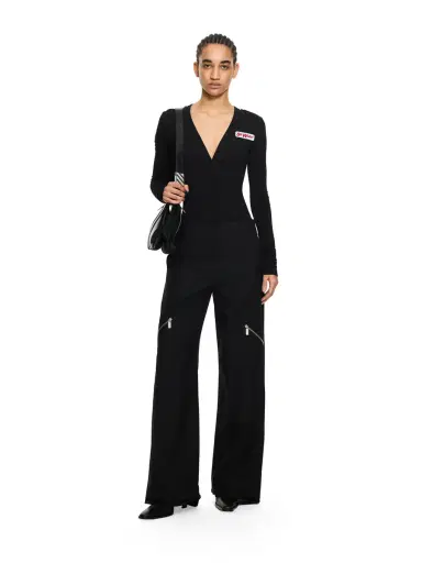 Off-White Women's Gabardine Cargo Pants | Thumbnail 2 Off-White Women's Gabardine Cargo Pants | Thumbnail 2